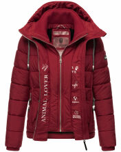 Marikoo Taisaa Princess Damen Steppjacke B940 Blood Red Größe M - Gr. 38