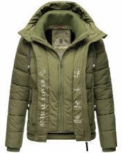 Marikoo Taisaa Princess Damen Steppjacke B940 Olive Größe XS - Gr. 34