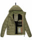 Marikoo Taisaa Princess Damen Steppjacke B940 Olive Größe L - Gr. 40