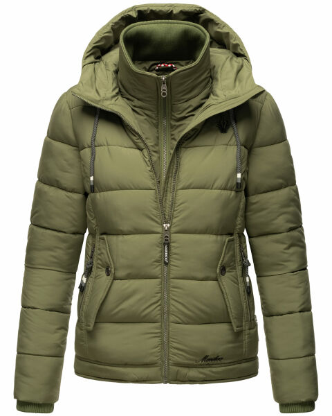 Marikoo Taisaa Princess Damen Steppjacke B940 Olive Größe XXXL - Gr. 46