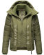 Marikoo Taisaa Princess Damen Steppjacke B940 Olive Größe XXXL - Gr. 46