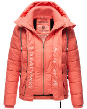 Marikoo Taisaa Princess Damen Steppjacke B940 Rosa Coral Größe XL - Gr. 42