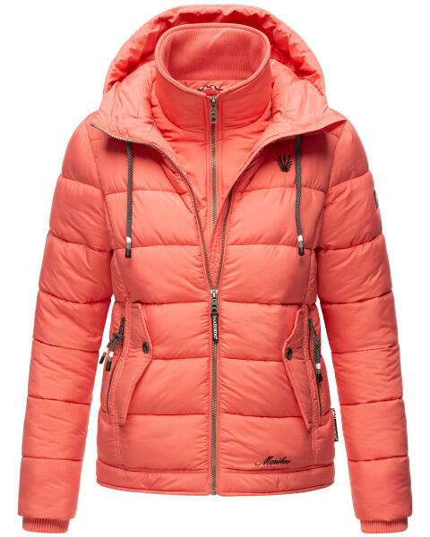 Marikoo Taisaa Princess Damen Steppjacke B940 Rosa Coral Größe XXL - Gr. 44