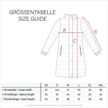 Marikoo Yuikoo lange Damen Winterjacke