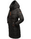 Marikoo Yuikoo lange Damen Winterjacke Schwarz-Größe S - Gr. 36