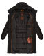 Marikoo Yuikoo lange Damen Winterjacke Schwarz-Größe S - Gr. 36