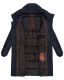 Marikoo Yuikoo lange Damen Winterjacke Navy-Größe XXL - Gr. 44