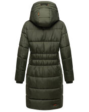 Marikoo Yuikoo lange Damen Winterjacke Dark Olive-Größe XS - Gr. 34