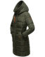 Marikoo Yuikoo lange Damen Winterjacke Dark Olive-Größe XL - Gr. 42
