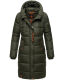 Marikoo Yuikoo lange Damen Winterjacke Dark Olive-Größe XXL - Gr. 44