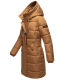 Marikoo Yuikoo lange Damen Winterjacke Camel-Größe L - Gr. 40