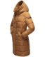 Marikoo Yuikoo lange Damen Winterjacke Camel-Größe XL - Gr. 42