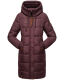 Marikoo Yuikoo lange Damen Winterjacke Weinrot-Größe XS - Gr. 34