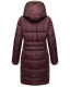 Marikoo Yuikoo lange Damen Winterjacke Weinrot-Größe S - Gr. 36