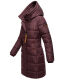 Marikoo Yuikoo lange Damen Winterjacke Weinrot-Größe XL - Gr. 42