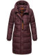 Marikoo Yuikoo lange Damen Winterjacke Weinrot-Größe XXL - Gr. 44