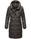 Marikoo Yuikoo lange Damen Winterjacke Anthrazit-Größe L - Gr. 40