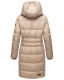 Marikoo Yuikoo lange Damen Winterjacke Taupe-Größe S - Gr. 36