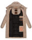 Marikoo Yuikoo lange Damen Winterjacke Taupe-Größe L - Gr. 40