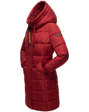 Marikoo Yuikoo lange Damen Winterjacke Blood Red-Größe L - Gr. 40