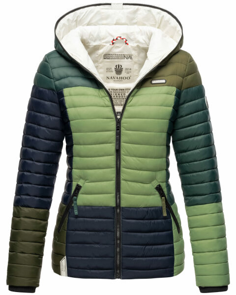 Navahoo Multikulti (multicolor) spring quilted jacket  Größe XXL - Gr. 44