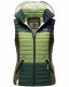 Navahoo Shadaa Multikulti Damen Weste ärmellose Steppweste Multicolour – Forest Größe XS - Gr. 34