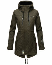 Marikoo Zimtzicke ladies softshell jacket Zimt-D-Olive-wp-Gr.XS