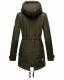 Marikoo Zimtzicke Damen Softshelljacke Zimt-D-Olive-wp-Gr.S