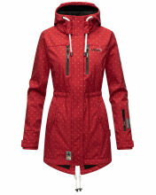 Marikoo Zimtzicke Damen Softshelljacke Zimt-Rot-wp-Gr.XS