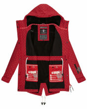 Marikoo Zimtzicke Damen Softshelljacke Zimt-Rot-wp-Gr.XS