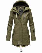 Marikoo Zimtzicke Damen Softshelljacke Zimt-Olive-wL-Gr.S