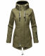 Marikoo Zimtzicke Damen Softshelljacke Zimt-Olive-wL-Gr.S