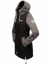 Marikoo Zimtzicke Damen Softshelljacke Zimt-Schwarz-Grau-Gr.XS