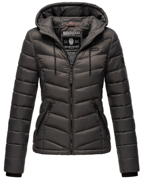 Navahoo Kuala Damen Steppjacke Kuala-Anthrazit-Gr.XS