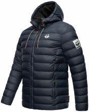 Stone Harbour Zaharoo wasserdichte Herren Regen Steppjacke Navy Größe XXL - Gr. 2XL