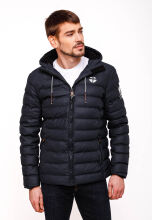 Stone Harbour Zaharoo wasserdichte Herren Regen Steppjacke Navy Größe XXL - Gr. 2XL