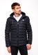 Stone Harbour Zaharoo wasserdichte Herren Regen Steppjacke Navy Größe XXL - Gr. 2XL