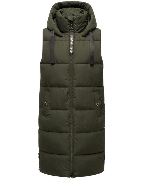 Navahoo Schnuffelchen Damen Weste Dunkel Olive Größe XS - Gr. 34