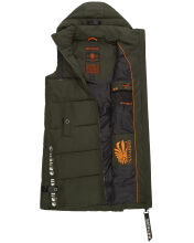 Navahoo Schnuffelchen Damen Weste Dunkel Olive Größe XS - Gr. 34
