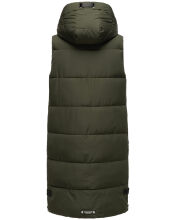 Navahoo Schnuffelchen ladies vest Dunkel Olive Größe S - Gr. 36