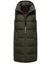 Navahoo Schnuffelchen Damen Weste Dunkel Olive Größe XXL - Gr. 44