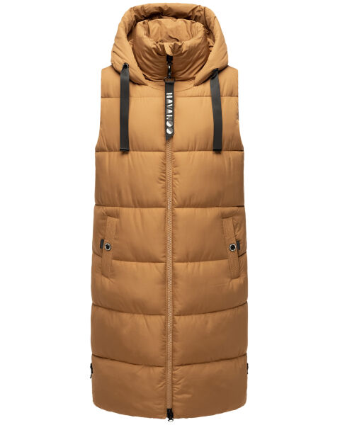 Navahoo Schnuffelchen ladies vest Camel Größe M - Gr. 38