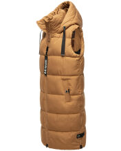 Navahoo Schnuffelchen ladies vest Camel Größe M - Gr. 38