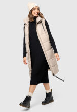 Navahoo Schnuffelchen Damen Weste Taupe Größe XXL - Gr. 44