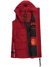 Navahoo Schnuffelchen Damen Weste Bloodred Größe XS - Gr. 34