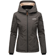 Marikoo Erdbeere Damen Übergangsjacke Anthrazit Größe XXL - Gr. 44