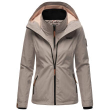 Marikoo Erdbeere Damen Übergangsjacke Zink Grau Größe S - Gr. 36