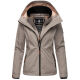 Marikoo Erdbeere Damen Übergangsjacke Zink Grau Größe S - Gr. 36