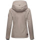 Marikoo Erdbeere Damen Übergangsjacke Zink Grau Größe M - Gr. 38