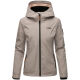 Marikoo Erdbeere Damen Übergangsjacke Zink Grau Größe M - Gr. 38
